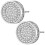 Piercing Studs Round Silver 1 Pair Alloy Earrings For Men 10
