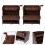 Masteelf 2 Pcs Tape Dispenser Desk Cute 胶带分装 Office 8