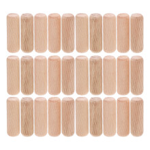 100 Pcs Wood Dowel Wooden Sticks For Crafts Hardwood