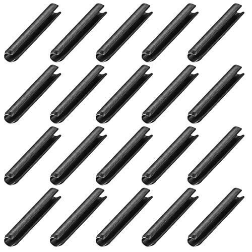 Carbon Steel Split Spring Roll Shelf Bracket Fixing, 20 Pcs 4.4mm x 25mm, Bracket for Home Storage