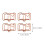 30 Pcs White Clips Cute Office Supplies Book Paper Student 2