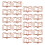 30 Pcs White Clips Cute Office Supplies Book Paper Student 7