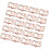 30 Pcs White Clips Cute Office Supplies Book Paper Student 4