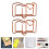 30 Pcs White Clips Cute Office Supplies Book Paper Student 3