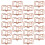 30 Pcs White Clips Cute Office Supplies Book Paper Student 11