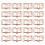 30 Pcs White Clips Cute Office Supplies Book Paper Student 9