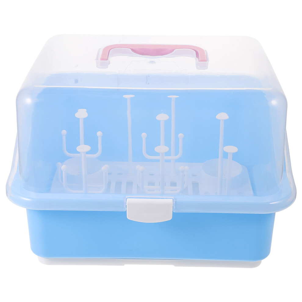 1Pcs Nursing Bottle Handle Pp For Easy Access Blue Inoomp