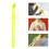 2pcs Durable Resin Beginner Clarinet Yellow Practice Instrument 5