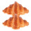 2 Pcs Simulated Bread Props Artificial Pu Croissant Decoration Fake 1
