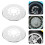 Masteelf 2 Pcs Brake Disc Decorative Piece 25.00x25.00x0.50cm Silver 11