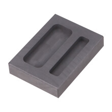 2 Slots Graphite Tank Non-Ferrous Metal Mold Melting Casting Mould