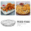 Black Oval Iron Wire Snack Basket Durable Kitchen Counter Storage 8