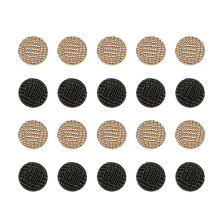 20 Pcs Button Fasten Metal Buttons Golden Diy Man