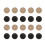 20 Pcs Button Fasten Metal Buttons Golden Diy Man 1
