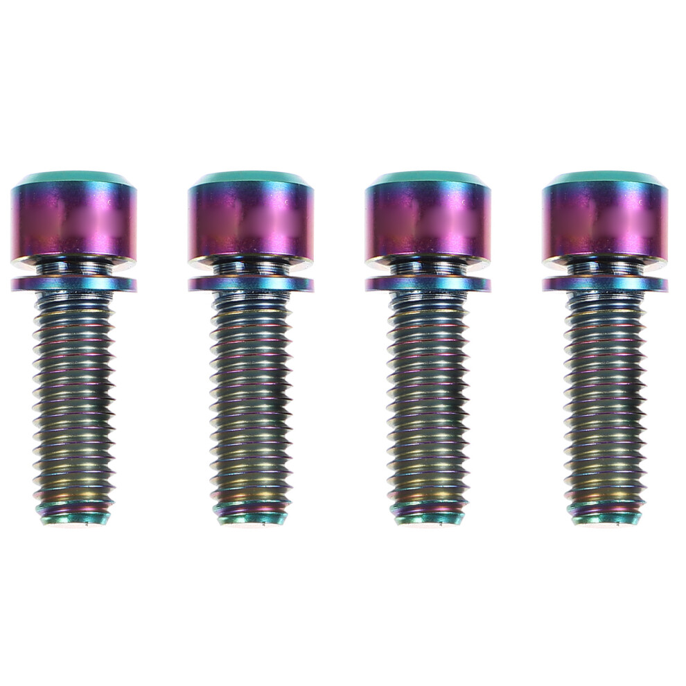 1 Box 4Pcs Bicycle Screw Titanium Alloy Tc4 Component 3171399596669