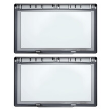 2pcs Switch Waterproof Cover Siding Abs Protection Baby