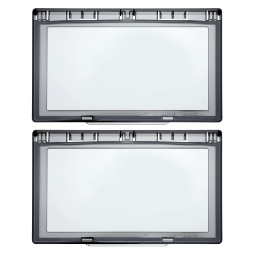 2pcs Switch Waterproof Cover Siding Abs Protection Baby