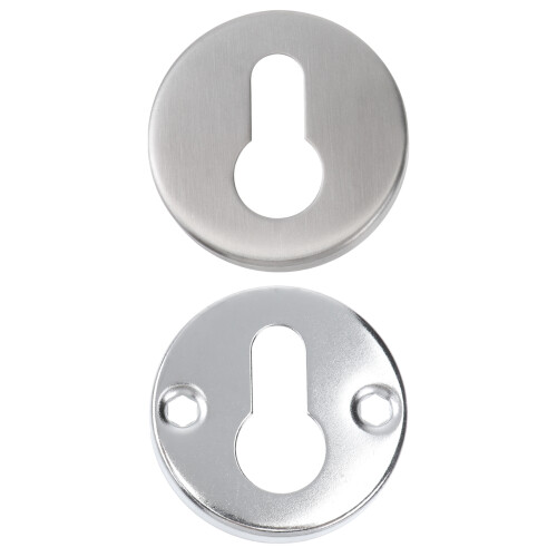 2Sets Durable Silver Keyhole Protector Door Lock Cover Rust Resistant