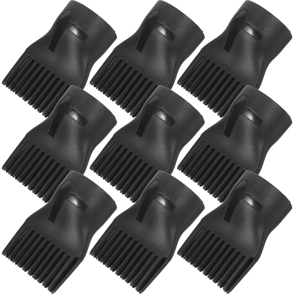Solustre 10 Pcs Blow Dryer Nozzle Hair Comb Collecting Wind