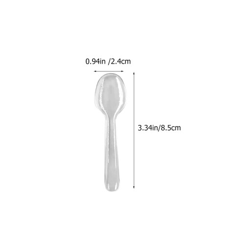 100 Pcs Tasting Teaspoons Concentrate 1