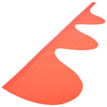 Raindrops Flag 1pack Orange Pvc For Kids And Adults 23.2x10.2x0.04in