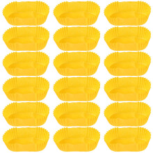 2000Pièces Papier Cuisson Cupcake Jaune Résistant Haute Température