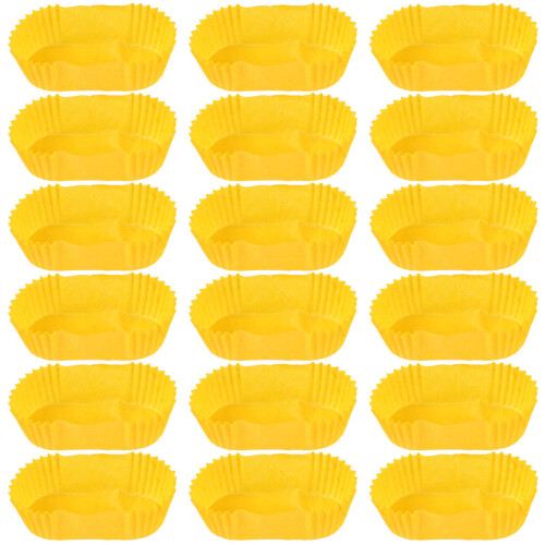 2000Pièces Papier Cuisson Cupcake Jaune Résistant Haute Température