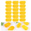 2000Pièces Papier Cuisson Cupcake Jaune Résistant Haute Température 11
