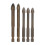 Masonry Drill Bits Set Golden Professionals 5pcs 8.8x0.39in 2