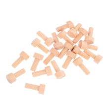 Zehuanyu 20 Pcs Small Circle Fastener Dots Solid Wood Dowels Child