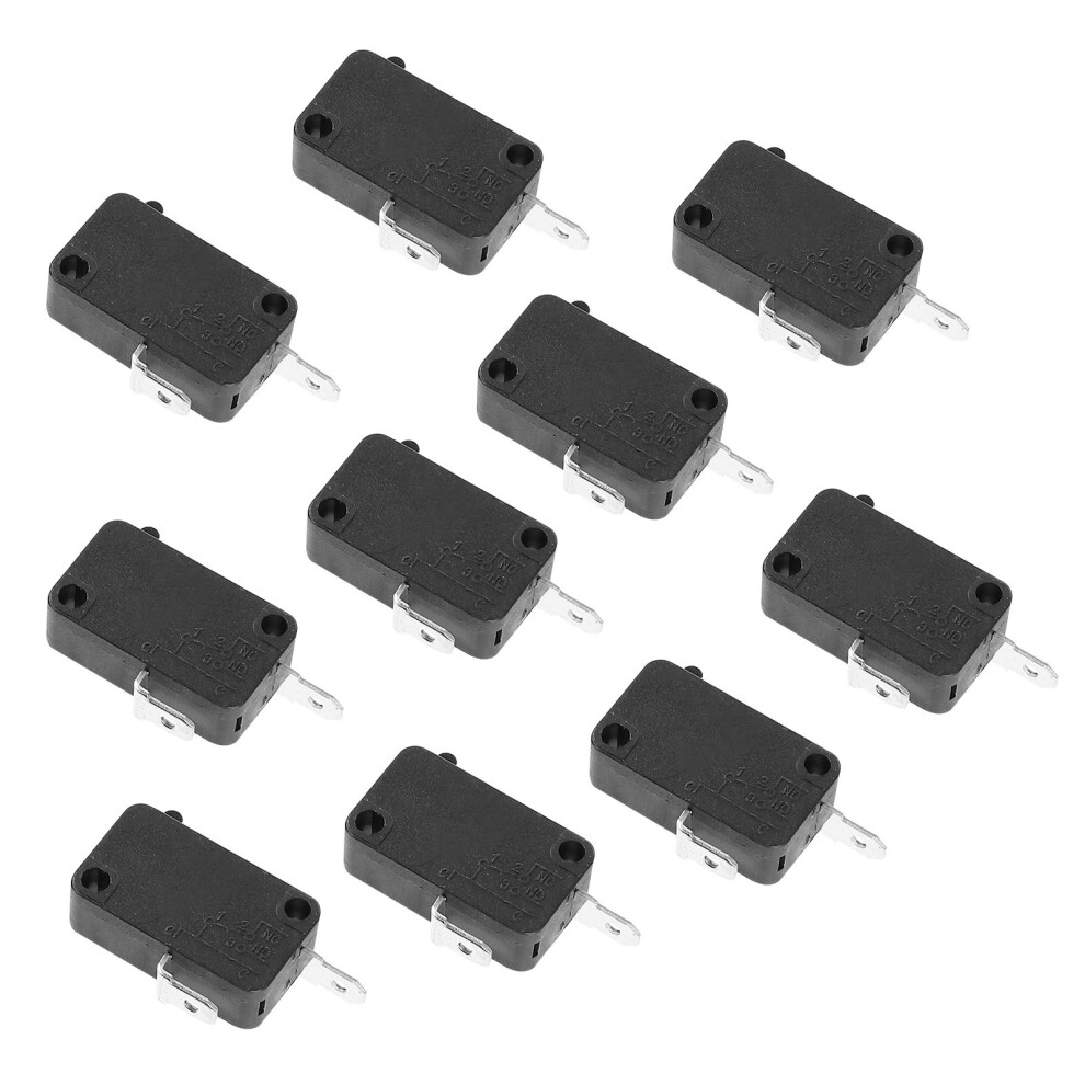 Solustre 10Pcs 16A Replacement Switch For Microwave Washing Machine Rice Cooker