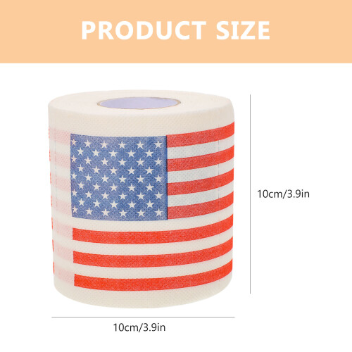 Usa Flag Tissue Paper Decorative Wood Pulp 2 Rolls 1