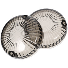 Worgeous 2 Pcs Motorcycle Signal Lights Turn Housing Lens Covers