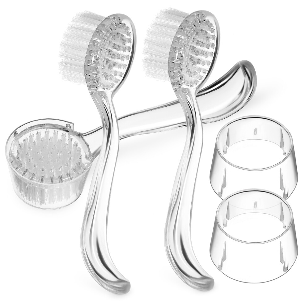 Solustre 3 Pcs Cleaning Brush Finger Nail Brushes For Scrubbing Cleaner Tool