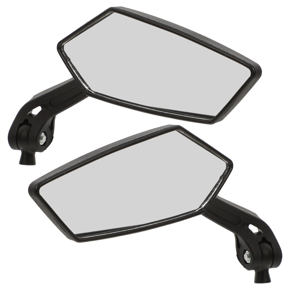 2 Pcs Universal Motorcycle Mirror For Handlebars Scooter Rearview 3171599040061