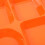 Sectioned Plate For Cafes Orange 1pcs 13.98x9.96x0.98in 8