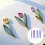 7 Pcs Rolling Pin For Clay Quilling Needle Pen Paper Craft Tools 7