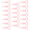 Mascara Separator Tool Eye Mascara Applicator Tool Pp 20pcs 7