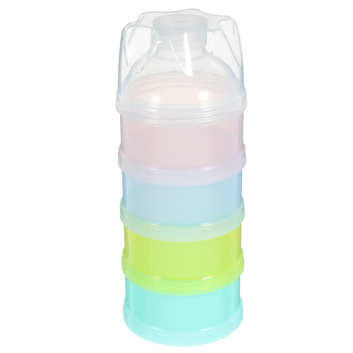 4 Layers Milk Powder Storage Box Baby Dosing Snack Container