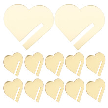 Back To School Tumbler Charms Drink Tags Golden Acrylic 30pcs