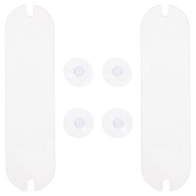 Parking Pass Holder Transparent Acrylic 2set Suction Mount