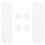 Parking Pass Holder Transparent Acrylic 2set Suction Mount 1