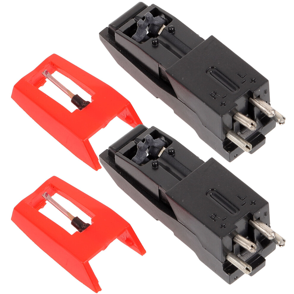 2 Pcs Phonograph Turntable Needle Replacement Record Stylus Cartridge 3171599040825