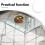 Pp Clear Rubber Bumpers For Glass Table Ceramic Surface 12set 6