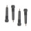4pcs Trekking Pole Tip Covers Black Round Traction Addition 5