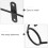 Iron Holder Wall 1 Set 7.78x3.81x2.16in 7
