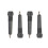 4pcs Trekking Pole Tip Covers Black Round Traction Addition 1
