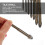 7pcs Masonry Drill Bit Set Hard Alloy For Construction 11