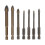 7pcs Masonry Drill Bit Set Hard Alloy For Construction 1