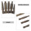 7pcs Masonry Drill Bit Set Hard Alloy For Construction 7